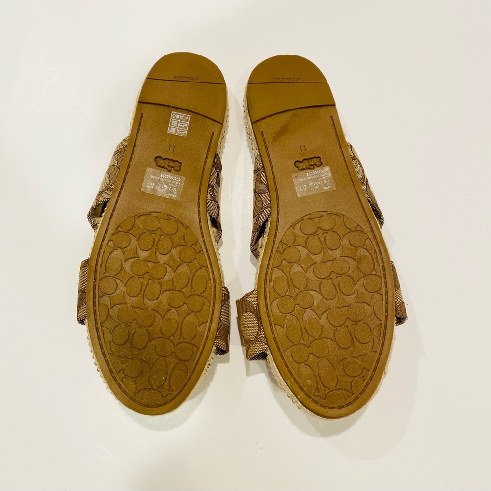Coach Charli Espadrille Slides Size 11 - Picture 7 of 13